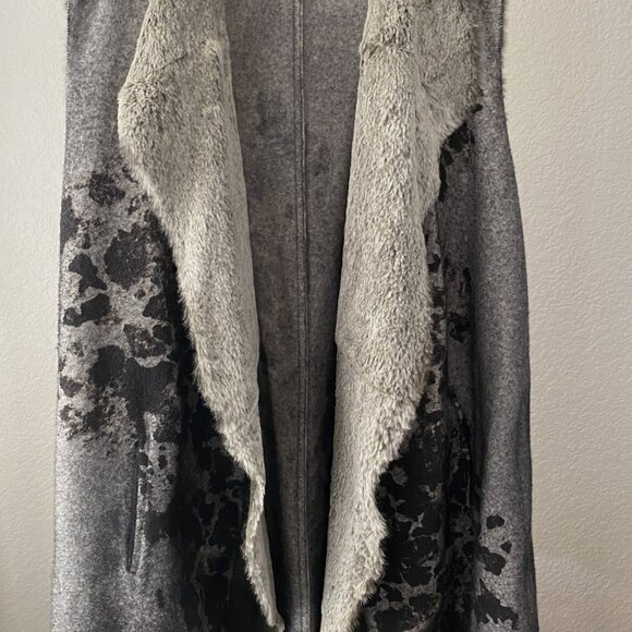 Avant Toi Vest Coat NWOT Felted Cashmere Wool Fur Size M - Picture 8 of 13